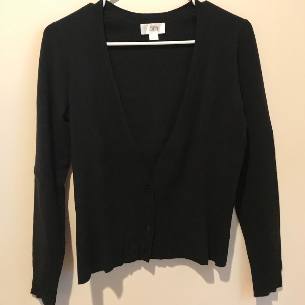Loft Black Cardigan